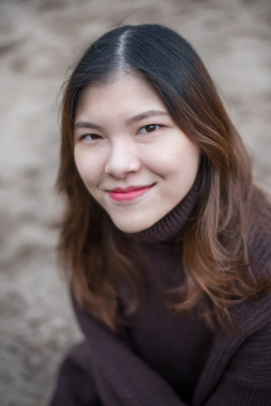 Portrait of Michelle in the studio